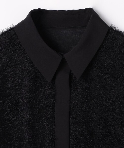 NICOLE white（ニコルホワイト）の「フリンジシャツ（シャツ/ブラウス・レディース・ブラック・FREE）」の11枚目の写真