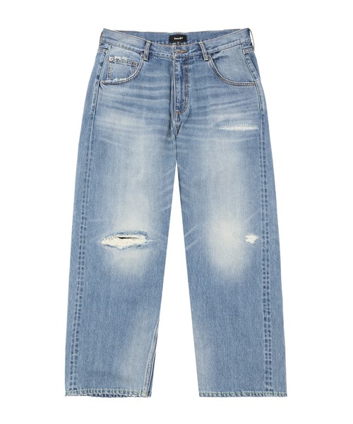 HUF(ハフ)の「EXPRESSION REPAIR DENIM PANT(デニムパンツ・メンズ・ブラック/ライトインディゴブルー・28/30/32/34/36)」の20枚目の写真
