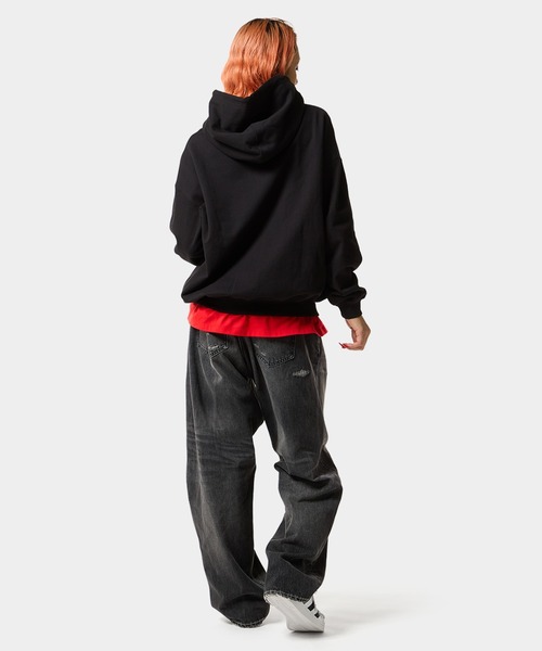 HUF(ハフ)の「EXPRESSION REPAIR DENIM PANT(デニムパンツ・メンズ・ブラック/ライトインディゴブルー・28/30/32/34/36)」の17枚目の写真