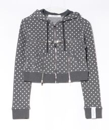 rokh（ロク）の「BROKEN ZIP-UP HOODIE R9CA40（Tシャツ/カットソー）」