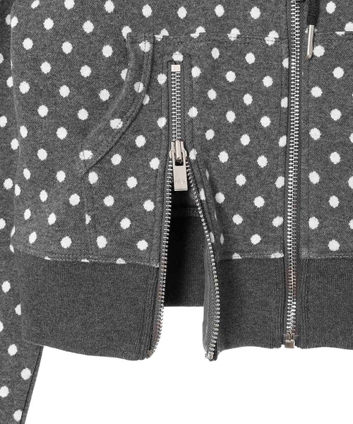 rokh(ロク)の「BROKEN ZIP-UP HOODIE R9CA40(Tシャツ/カットソー・メンズ・グレー・X-SMALL)」の3枚目の写真