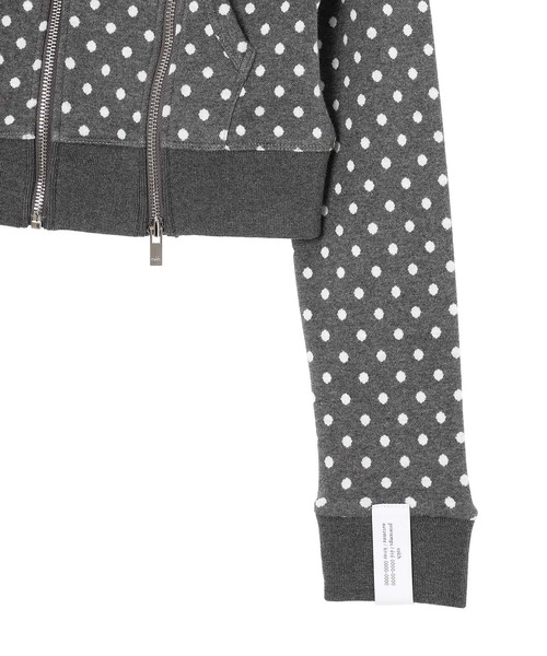 rokh(ロク)の「BROKEN ZIP-UP HOODIE R9CA40(Tシャツ/カットソー・メンズ・グレー・X-SMALL)」の4枚目の写真