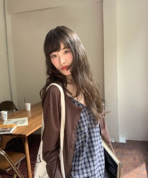 Ritzy(リッツィー)の「チェック柄 キャミソール(キャミソール・レディース・ネイビー・M)」の7枚目の写真
