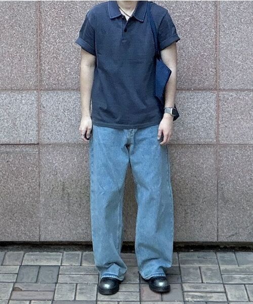 MUSINSA STANDARD（ムシンサスタンダード）の「カーブデニムパンツ（4色）（デニムパンツ・メンズ・クリーム/ライトインディゴブルー/ダークインディゴブルー/ブラック・30/33/34/36/38/40/42/29/28/27/26/31/32）」の22枚目の写真