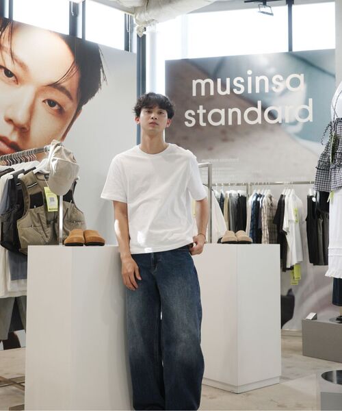 MUSINSA STANDARD(ムシンサスタンダード)の「カーブデニムパンツ (8色)(デニムパンツ・メンズ・クリーム/ライトインディゴブルー/ダークインディゴブルー/ブラック/スカイブルー/アッシュグレー/インディゴブルー/ブラック系その他・30/33/34/36/38/40/42/29/28/27/26/31/32)」の12枚目の写真
