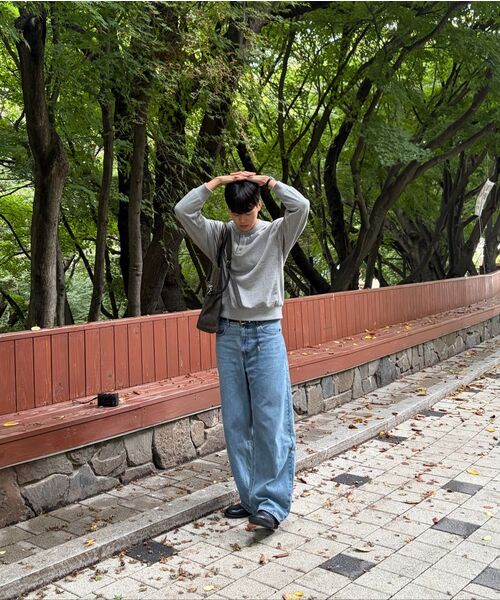 MUSINSA STANDARD(ムシンサスタンダード)の「カーブデニムパンツ (8色)(デニムパンツ・メンズ・クリーム/ライトインディゴブルー/ダークインディゴブルー/ブラック/スカイブルー/アッシュグレー/インディゴブルー/ブラック系その他・30/33/34/36/38/40/42/29/28/27/26/31/32)」の11枚目の写真