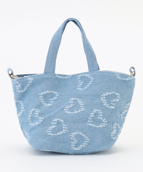 ANY（エニィ）の「2WAY リボンバッグ（ショルダーバッグ・キッズ・サックスブルー系/ブラック系・F）」の10枚目の写真