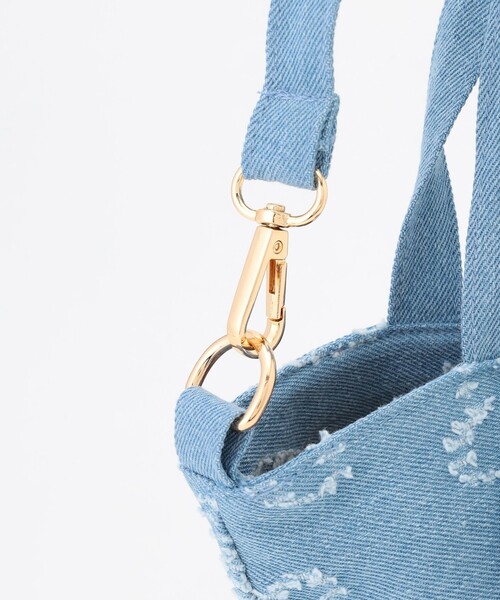 ANY（エニィ）の「2WAY リボンバッグ（ショルダーバッグ・キッズ・サックスブルー系/ブラック系・F）」の3枚目の写真