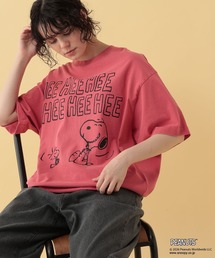 GEORGE'S | 【PEANUTS】スヌーピー加工スソリブTシャツ【UNISEX】(Tシャツ/カットソー)