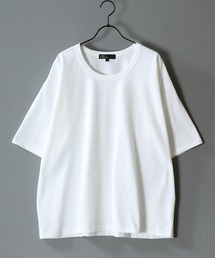 SITRY | Silket Like Plain T-Shirt/吸水速乾 UVカット オーバーサイズ 無地 半袖Tシャツ インナーTシャツ(Tシャツ/カットソー)