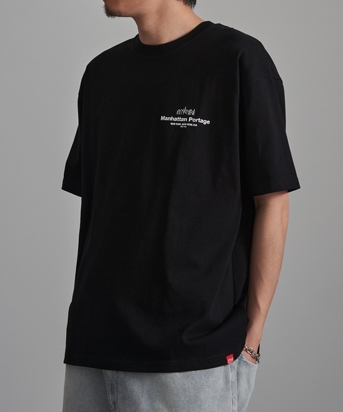 Manhattan Portage(マンハッタンポーテージ)の「【Manhattan Portage】別注 Manhattan Photo Tee /マンハッタンフォトTシャツ(Tシャツ/カットソー・レディース・ブラック/ホワイト/ブラウン・S/M/L)」の7枚目の写真