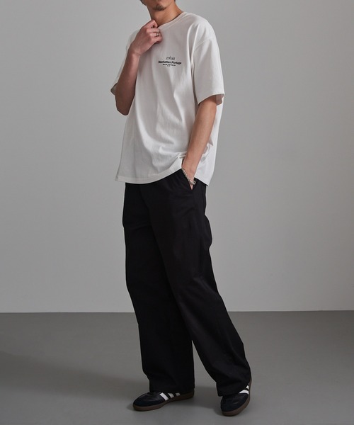 Manhattan Portage(マンハッタンポーテージ)の「【Manhattan Portage】別注 Manhattan Photo Tee /マンハッタンフォトTシャツ(Tシャツ/カットソー・レディース・ブラック/ホワイト/ブラウン・S/M/L)」の4枚目の写真