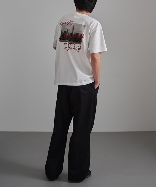 Manhattan Portage(マンハッタンポーテージ)の「【Manhattan Portage】別注 Manhattan Photo Tee /マンハッタンフォトTシャツ(Tシャツ/カットソー・レディース・ブラック/ホワイト/ブラウン・S/M/L)」の5枚目の写真