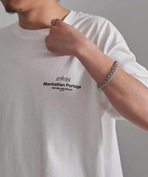 Manhattan Portage(マンハッタンポーテージ)の「【Manhattan Portage】別注 Manhattan Photo Tee /マンハッタンフォトTシャツ(Tシャツ/カットソー・レディース・ブラック/ホワイト/ブラウン・S/M/L)」の15枚目の写真
