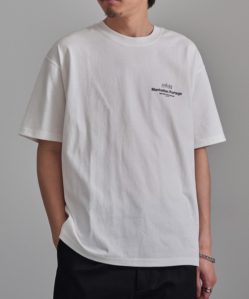 Manhattan Portage(マンハッタンポーテージ)の「【Manhattan Portage】別注 Manhattan Photo Tee /マンハッタンフォトTシャツ(Tシャツ/カットソー・レディース・ブラック/ホワイト/ブラウン・S/M/L)」の16枚目の写真