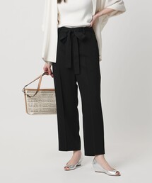 UNITED ARROWS | スラブ リボン テーパードパンツ(スラックス)