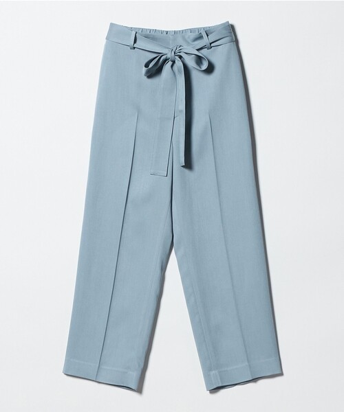 UNITED ARROWS（ユナイテッドアローズ）の「スラブ リボン テーパードパンツ（スラックス・レディース・ネイビー/ライトブルー/ブラック・38/40/36）」の7枚目の写真