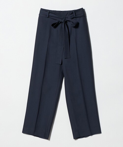 UNITED ARROWS（ユナイテッドアローズ）の「スラブ リボン テーパードパンツ（スラックス・レディース・ネイビー/ライトブルー/ブラック・38/40/36）」の11枚目の写真