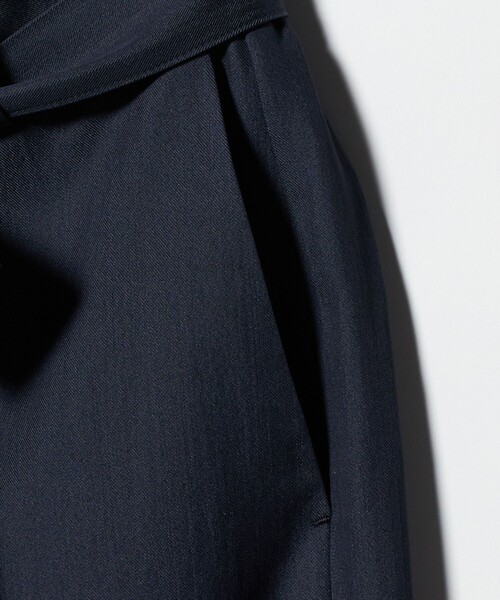 UNITED ARROWS（ユナイテッドアローズ）の「スラブ リボン テーパードパンツ（スラックス・レディース・ネイビー/ライトブルー/ブラック・38/40/36）」の14枚目の写真