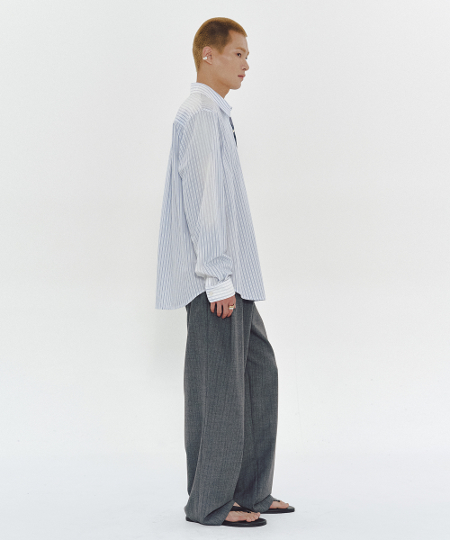 MMIC(エムエムアイシー)の「MATINEE SHIRT (SKY BLUE)(シャツ/ブラウス・メンズ・その他・MEDIUM/LARGE/X-LARGE)」の9枚目の写真
