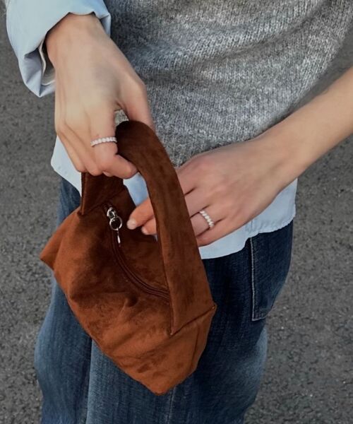 TUO（トゥオ）の「PUDDING BAG_BLACK（トートバッグ・レディース・ブラック・FREE）」の6枚目の写真