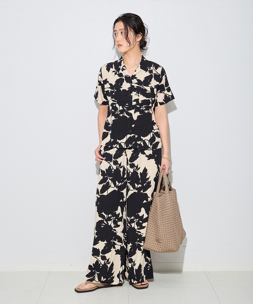 journal standard L'essage(ジャーナルスタンダードレサージュ)の「別注【LUSANA / ルサーナ】CICI PANTS:パンツ(その他パンツ・レディース・ブラック系その他/オートミール・X-SMALL/SMALL)」の7枚目の写真