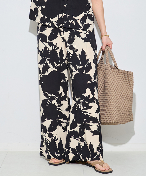 journal standard L'essage(ジャーナルスタンダードレサージュ)の「別注【LUSANA / ルサーナ】CICI PANTS:パンツ(その他パンツ・レディース・ブラック系その他/オートミール・X-SMALL/SMALL)」の10枚目の写真
