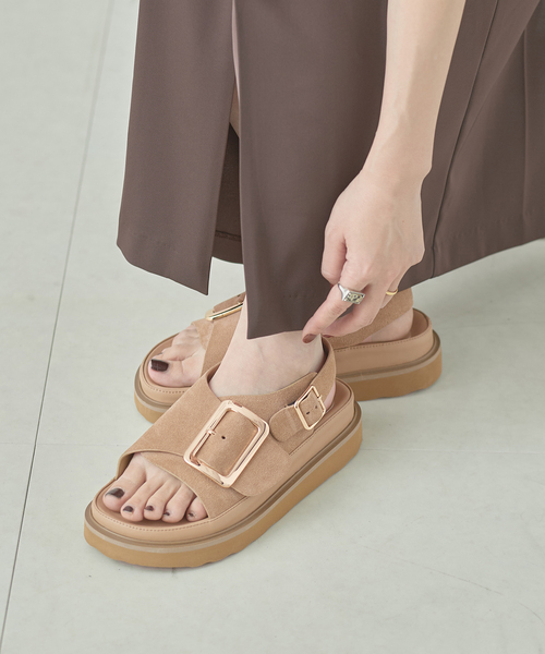 WEB限定カラーあり》別注【MOHI / モヒ】ストラップ バックルサンダル