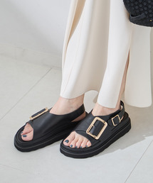 《WEB限定カラーあり》別注【MOHI / モヒ】ストラップ バックルサンダル