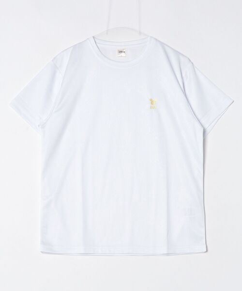 Disney(ディズニー)の「【DISNEY/ディズニー】胸ワンポイントキャラクター総柄DRYメッシュ半袖Tシャツ(吸水速乾)(Tシャツ/カットソー・レディース・ピンク/ホワイト/杢グレー/スカイブルー・LARGE/MEDIUM)」の7枚目の写真