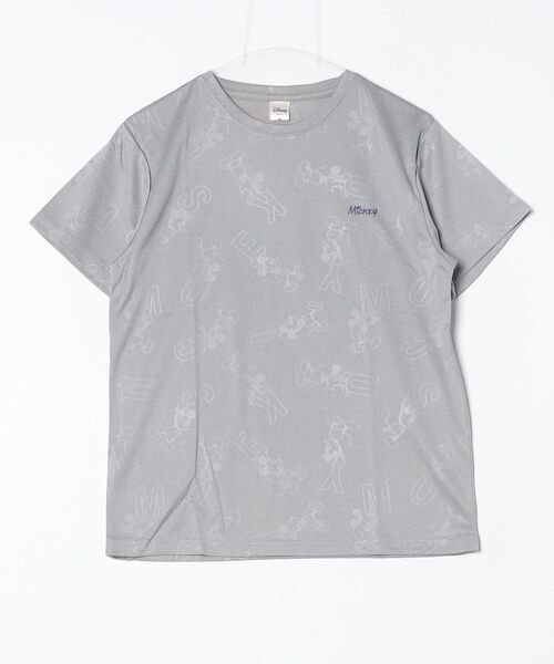 Disney(ディズニー)の「【DISNEY/ディズニー】胸ワンポイントキャラクター総柄DRYメッシュ半袖Tシャツ(吸水速乾)(Tシャツ/カットソー・レディース・ピンク/ホワイト/杢グレー/スカイブルー・LARGE/MEDIUM)」の8枚目の写真