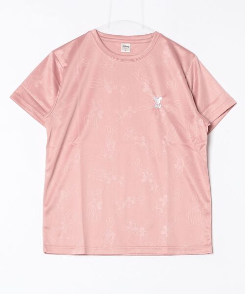 Disney(ディズニー)の「【DISNEY/ディズニー】胸ワンポイントキャラクター総柄DRYメッシュ半袖Tシャツ(吸水速乾)(Tシャツ/カットソー・レディース・ピンク/ホワイト/杢グレー/スカイブルー・LARGE/MEDIUM)」の10枚目の写真
