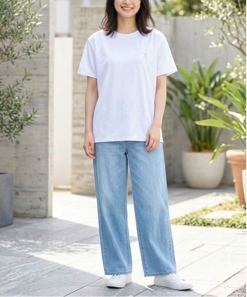 Disney(ディズニー)の「【DISNEY/ディズニー】胸ワンポイントキャラクター総柄DRYメッシュ半袖Tシャツ(吸水速乾)(Tシャツ/カットソー・レディース・ピンク/ホワイト/杢グレー/スカイブルー・LARGE/MEDIUM)」の11枚目の写真
