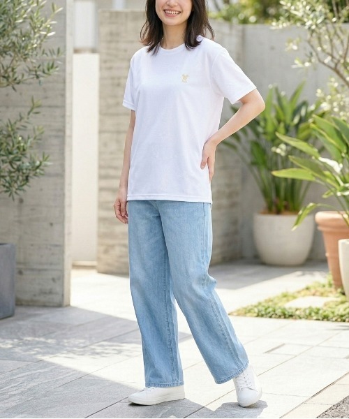Disney(ディズニー)の「【DISNEY/ディズニー】胸ワンポイントキャラクター総柄DRYメッシュ半袖Tシャツ(吸水速乾)(Tシャツ/カットソー・レディース・ピンク/ホワイト/杢グレー/スカイブルー・LARGE/MEDIUM)」の12枚目の写真