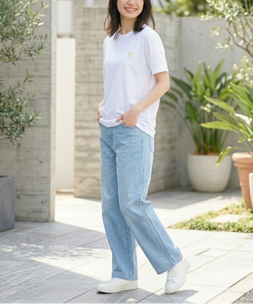 Disney(ディズニー)の「【DISNEY/ディズニー】胸ワンポイントキャラクター総柄DRYメッシュ半袖Tシャツ(吸水速乾)(Tシャツ/カットソー・レディース・ピンク/ホワイト/杢グレー/スカイブルー・LARGE/MEDIUM)」の13枚目の写真