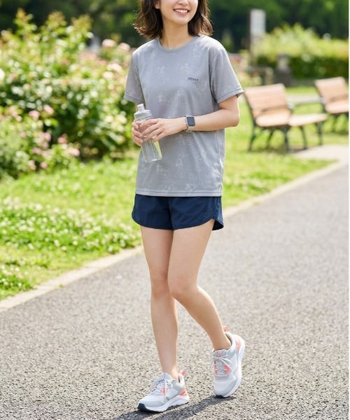 Disney(ディズニー)の「【DISNEY/ディズニー】胸ワンポイントキャラクター総柄DRYメッシュ半袖Tシャツ(吸水速乾)(Tシャツ/カットソー・レディース・ピンク/ホワイト/杢グレー/スカイブルー・LARGE/MEDIUM)」の15枚目の写真
