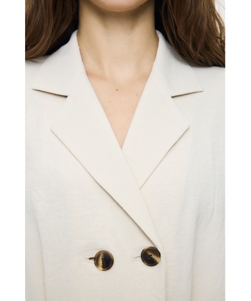 MOUSSY(マウジー)の「BELTED SHORT SLEEVE ジャンプスーツ(つなぎ/オールインワン・レディース・ブラウン/ベージュ/ブラック・1/2)」の11枚目の写真