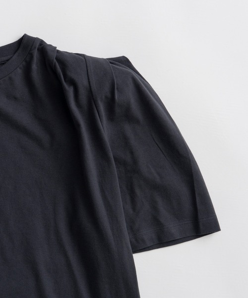PRANK PROJECT(プランクプロジェクト)の「パワショルオーバーTEE / Power Shoulder Over T-Shirt(Tシャツ/カットソー・レディース・チャコールグレー/グレー/ブルー・FREE)」の22枚目の写真