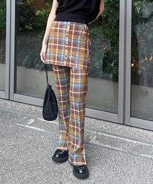 Ameri(�A����)��WRAP BELT SET CHECK PANTS(���̑��p���c)