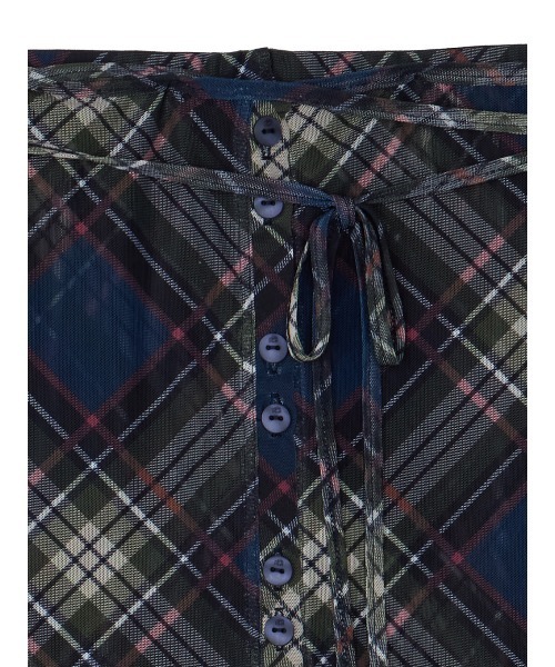 Ameri（アメリ）の「WRAP BELT SET CHECK PANTS（その他パンツ・レディース・ブラウン/ネイビー・MEDIUM/SMALL）」の17枚目の写真