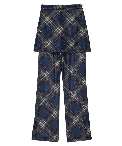 Ameri（アメリ）の「WRAP BELT SET CHECK PANTS（その他パンツ・レディース・ブラウン/ネイビー・MEDIUM/SMALL）」の19枚目の写真