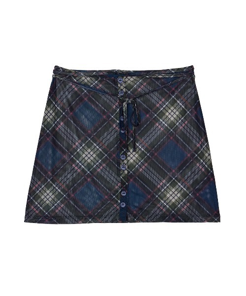 Ameri（アメリ）の「WRAP BELT SET CHECK PANTS（その他パンツ・レディース・ブラウン/ネイビー・MEDIUM/SMALL）」の22枚目の写真