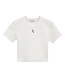 CLANE（クラネ）の「CLANE/クラネ/LOGO CROPPED TIGHT TEE（Tシャツ/カットソー）」