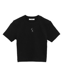 CLANE（クラネ）の「CLANE/クラネ/LOGO CROPPED TIGHT TEE（Tシャツ/カットソー）」