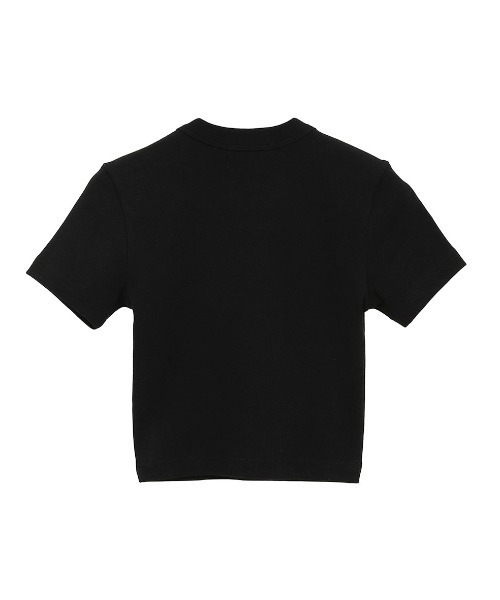CLANE（クラネ）の「CLANE/クラネ/LOGO CROPPED TIGHT TEE（Tシャツ/カットソー・レディース・ブラック/ホワイト/その他24・1）」の11枚目の写真
