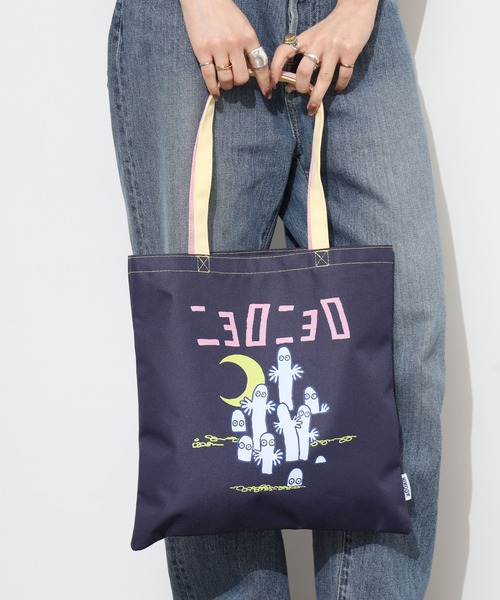 MOOMIN（ムーミン）の「ニョロニョロフェア トートバッグ  ニョロニョロ（トートバッグ・レディース・ネイビー・ONE SIZE）」の7枚目の写真