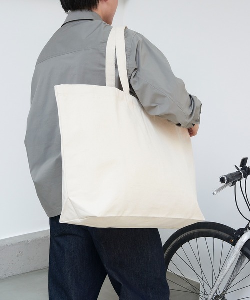WESTFORD MILL(ウエストフォードミル)の「【WESTFORD MILL】14oz ヘビーウェイト スタイリストバッグ WFW696 MURS(トートバッグ・メンズ・ブラック/ダークグレー/ネイビー/ナチュラル/オリーブ・FREE)」の4枚目の写真