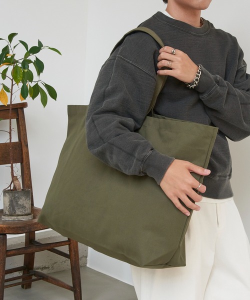 WESTFORD MILL(ウエストフォードミル)の「【WESTFORD MILL】14oz ヘビーウェイト スタイリストバッグ WFW696 MURS(トートバッグ・メンズ・ブラック/ダークグレー/ネイビー/ナチュラル/オリーブ・FREE)」の5枚目の写真