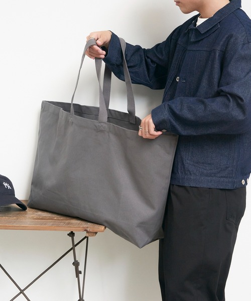 WESTFORD MILL(ウエストフォードミル)の「【WESTFORD MILL】14oz ヘビーウェイト スタイリストバッグ WFW696 MURS(トートバッグ・メンズ・ブラック/ダークグレー/ネイビー/ナチュラル/オリーブ・FREE)」の3枚目の写真