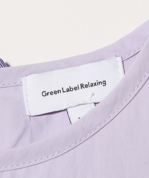 green label relaxing(グリーンレーベルリラクシング)の「バックリボン タッサー ワンピース / キッズ 100cm-130cm(ワンピース・キッズ・ライラック/ブラック/オレンジ・110cm/120cm/100cm/130cm)」の22枚目の写真